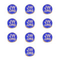 Square Shape Soft Enamel JW.org Metal Lapel Pins Gold Plated Butterfly Clutch Badge Pins